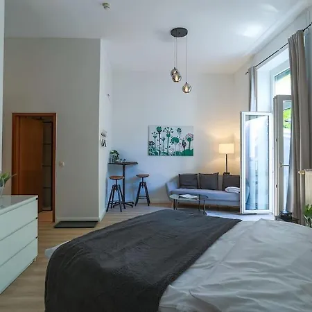 Cozy-Livings Altbau Mit Terrasse Und Kueche Am Stadtpark Bad Nauheim Exterior photo