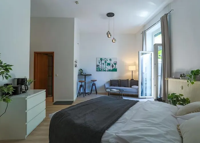 Cozy-Livings Altbau Mit Terrasse Und Kueche Am Stadtpark