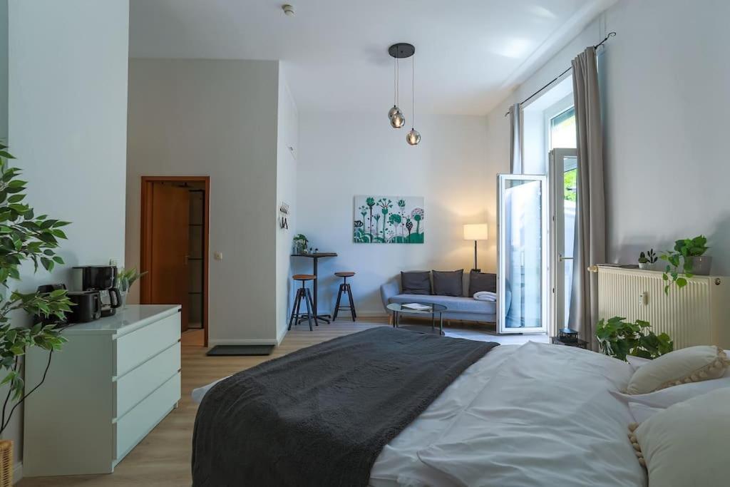 Апартаменты Cozy-livings Altbau Mit Terrasse Und Kueche Am Stadtpark *