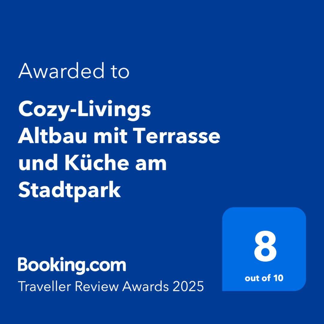 Cozy-livings Altbau Mit Terrasse Und Kueche Am Stadtpark Apartment